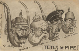 Caricature Sultan Turquie Guillaume François Joseph Tetes De Pipe - Turquie