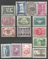 Belgique - Exposition Universelle De Bruxelles 1958 - Nations Unies - N°1053 à 1062 + PA30 à 34 * - Unused Stamps