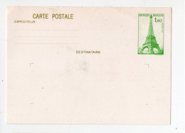 Carte Postale Entier Postal Tour Eiffel  1.60 (neuf)    (PPP47272) - Bijgewerkte Postkaarten  (voor 1995)