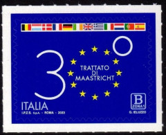 2023 - ITALIA / ITALY - 30 ANNI DEL TRATTATO DI MAASTRICHT - 30 YEARS OF THE MAASTRICHT TREATY. MNH - 2021-...: Nieuw/plakker