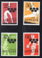 Netherlands Antilles 1980 Serie 4v Olymics Moscow MNH - Antillen