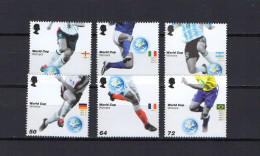 UK England, Great Britain 2006 Football Soccer World Cup Set Of 6 MNH - 2006 – Germania