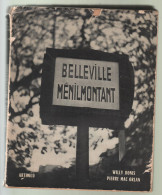 Willy Ronis / Pierre Mac Orlan. Belleville Ménilmontant. 1954. - Zonder Classificatie