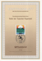 Germany Deutschland 1992-22 Umweltschutz Tropischen Regenwald, Protection Tropical Rainforest, Canceled In Bonn - 1991-2000