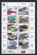 Venezuela 2007 Football Soccer America Cup Set Of 3 Sheetlets MNH - Copa America