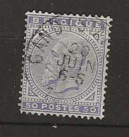 1883 USED Belgium Mi 38 - 1883 Leopold II