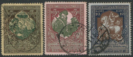 Russia:Used Stamps 3, 7 And 10 Copecks 11½ 1914 - Used Stamps