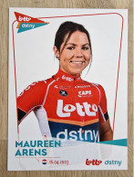 Card Maureen Arens - Team Lotto-Dstny - 2024 - Women - Cycling - Cyclisme - Ciclismo - Wielrennen - Wielrennen