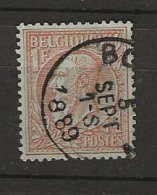 1884 USED Belgium Mi 46 - 1884-1891 Léopold II