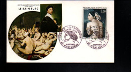 FDC 1967 LA BAIGNEUSE DE INGRES - 1960-1969