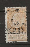 1893 USED Belgium Mi 57 - 1893-1900 Schmaler Bart