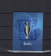 Austria 2008 Football Soccer European Championship S/s With Swarovski Crystals MNH - Europees Kampioenschap (UEFA)