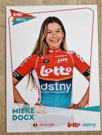 Card Mieke Docx - Team Lotto-Dstny - 2024 - Women - Cycling - Cyclisme - Ciclismo - Wielrennen - Cyclisme