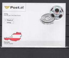 Austria 2008 Football Soccer European Championship Self Adhesive Stamp On FDC - Europees Kampioenschap (UEFA)