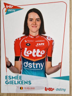 Card Esmee Gielkens - Team Lotto-Dstny - 2024 - Women - Cycling - Cyclisme - Ciclismo - Wielrennen - Ciclismo