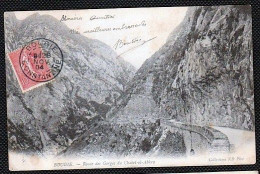 CPA -   (41A) Béjaïa (Bougie)- Route Des Gorges Du Chabet El Ahkra- Ecrite En 1904 - Algérie (1962-...)