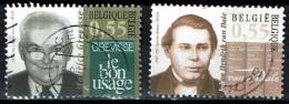 België OBP 3353/54 - Onze Taal, "Our" Language M. Grevisse  JH. Van Dale - Used Stamps