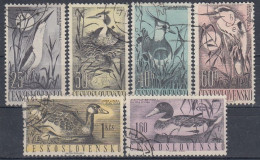 CZECHOSLOVAKIA 1228-1233,used,falc Hinged - Ducks