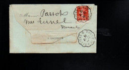 AMBULANT DE PAULHAN A BEZIERS 1915 - Correo Ferroviario