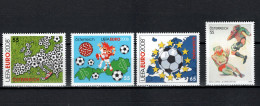 Austria 2008 Football Soccer European Championship 4 Stamps MNH - Europees Kampioenschap (UEFA)