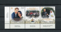 Pitcairn - Mi.Nr. 1026 / 1027 - "Hochzeit Prinz William Und Maghan-Markle" ** / MNH (aus Dem Jahr 2018) - Pitcairn