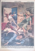 Retrocopertina Domenica Del Corriere Nr. 3 Del 1953 Aggressione Di Neri In Kenya - Sonstige & Ohne Zuordnung