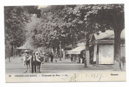 CPA écrite En 1917 - URIAGE-LES-BAINS - Promenade Du Parc - LL - N° 31 - Animé - - Uriage