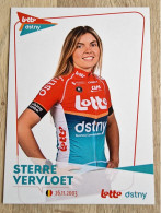 Card Sterre Vervloet - Team Lotto-Dstny - 2024 - Women - Cycling - Cyclisme - Ciclismo - Wielrennen - Cyclisme