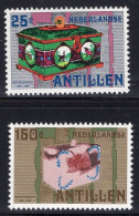 Netherlands Antilles 1980 Serie 2v Post Office Savings Bank Of Netherlands MNH - Antillen