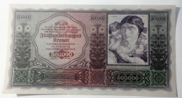 HERVORRAGEND ERHALTENE RARE UND SCHÖNE BANKNOTE ZU 500000 Kr 1922 KM#84 - Austria