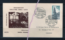 (ALM)  Espagne Spain Spanje Espana TREN TRAIN TREIN FERROL GIJON LUARCA VEGADEO  1972 - Eisenbahnen