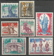 Belgique - Folklore - Hoogstraten, Nivelles, St-Evermare, Furnes, Arlon, Marches Militaires - N°1082 à 1088 ** - Unused Stamps