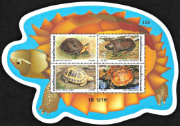 Thailand 2004, Reptiles Turtles - S/s MNH - Tortues