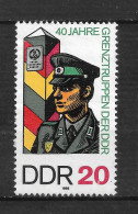 ALLEMAGNE   REPUBLIQUE DÉMOCRATIQUE  N°  2670 " GARDE FRONTIÈRES " - Used Stamps