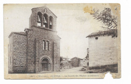 CPA RARE - USSEL (haute-Loire) - La Façade De L'église Paroissiale - Edit. Margerit-Brémond - - Andere & Zonder Classificatie