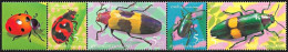 Thailand 2005, Insects Beetles - Strip Of 4 V. MNH - Beetles