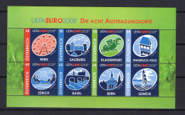 Austria 2008 Football Soccer European Championship Sheetlet MNH - Europei Di Calcio (UEFA)