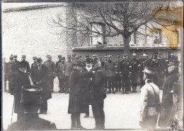 (28/04/24) 10-CPA ROMILLY SUR SEINE - GRANDE PHOTO 25 NOVEMBRE 1914 - REMISE DE MEDAILLE - Romilly-sur-Seine