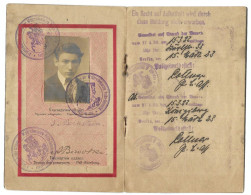 1923 White Ruthenian Belarus Passport - Documents Historiques