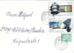 Postzegels > Europa > Duitsland > Oost-Duitsland > 1980-1990 > Brief Met 3 Postzegels (17028) - Briefe U. Dokumente