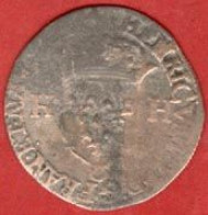 ** DOUZAIN  2  H  1592  C ** - 1589-1610 Enrico IV