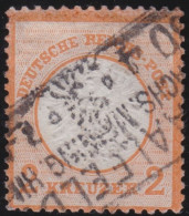 Deutsches Reich . Michel . 24 . Signiert . (2 Scans) . O . Gestempelt - Used Stamps