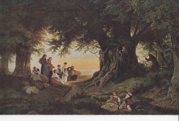 C79. Vintage Postcard. Evening Prayer In Forest. L Richter - Paintings