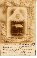 C50. Vintage French Postcard. Baby In A High Chair. - Other & Unclassified
