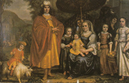 C15. Postcard. Family In Oriental Dress By Jan Victors, 1670 - Malerei & Gemälde