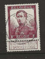 1912 USED Belgium Mi 99 - 1912 Pellens