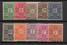 SOUDAN - 1931 - Taxe TT N°YT. 11 à 20 - Série Complète - Neuf Luxe ** / MNH / Postfrisch - Unused Stamps