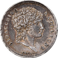 Monnaie, États Italiens, NAPLES, Joachim Murat, Lira, 1813, SUP, Argent - Napels & Sicilië