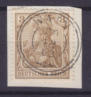 Poland Vorläufer Deutsches Reich 1902 Mi. 69, 3 Pf. Germania Deluxe Double Ring Cds. WAIN (Schlesien) 1902 Cancel !! - Gebraucht