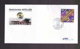 NEDERLANDSE ANTILLEN FDC E 299  * DRIEHOEKZEGELS * OPEN KLEP - Curaçao, Nederlandse Antillen, Aruba